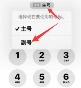 高台苹果14维修店分享iPhone 14 Pro Max使用副卡打电话的方法 